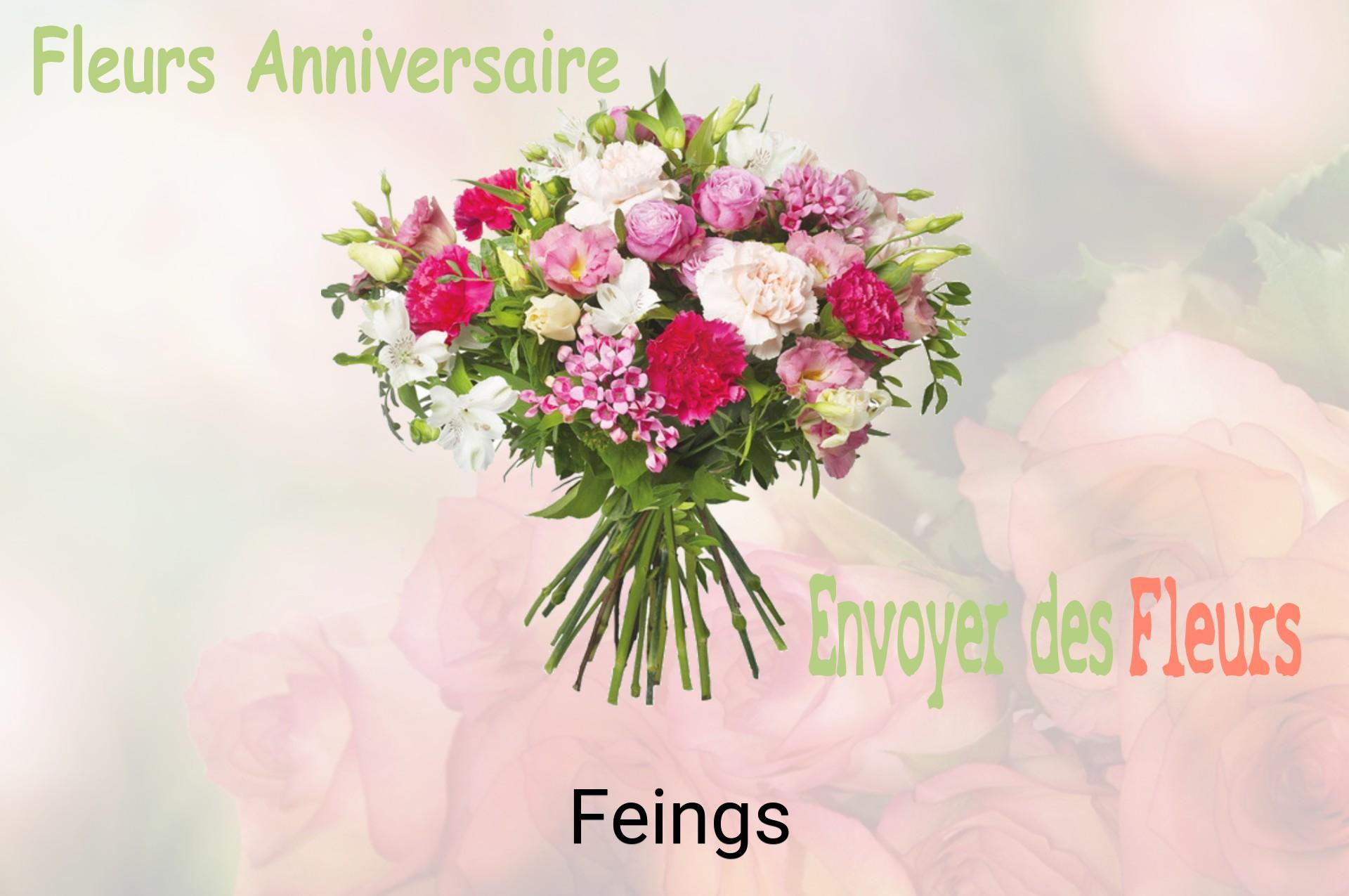 Bouquet de fleurs d’anniversaire livré à Feings